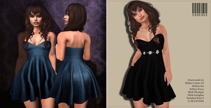 :ESSENCE: CLARA DRESS BLACK