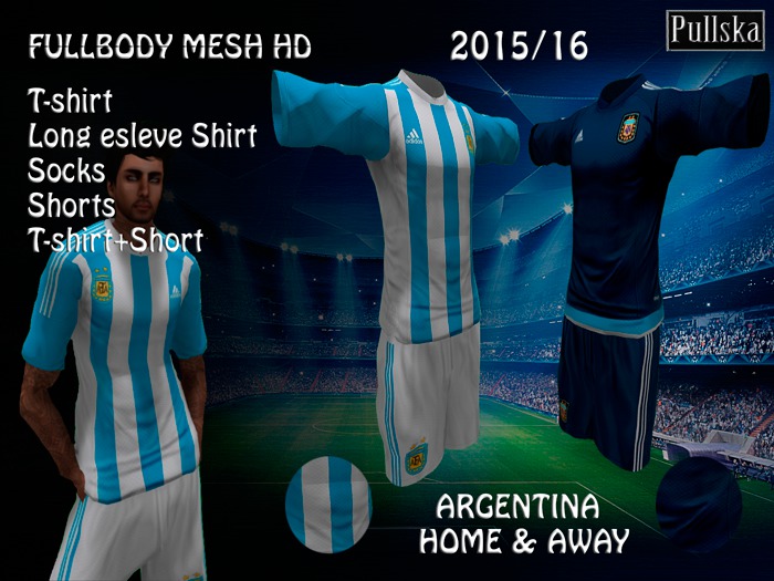 KITS ARGENTINA HOME / AWAY 15/16