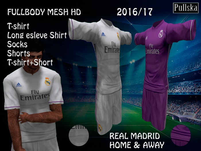 KITS REAL MADRID HOME / AWAY 16/17