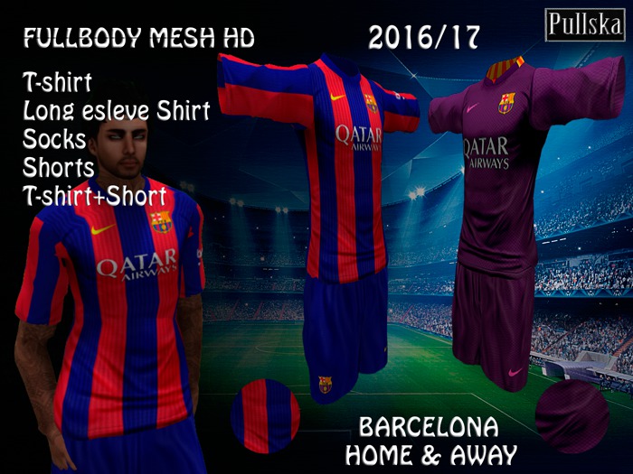KITS BARCELONA HOME / AWAY 16/17