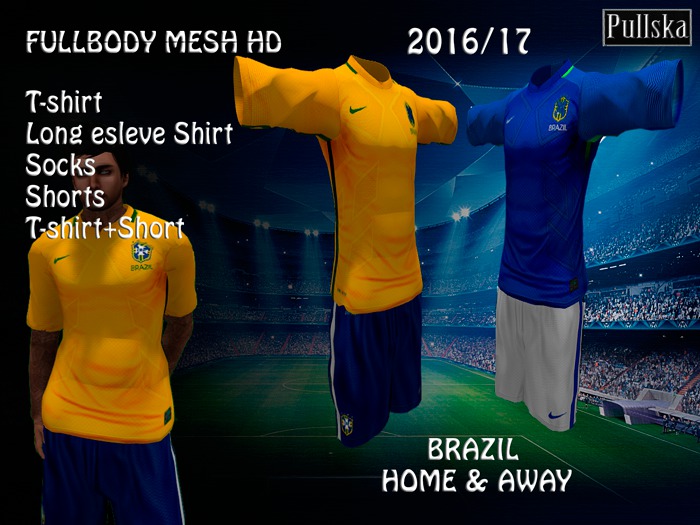 KITS BRAZIL HOME / AWAY 16/17