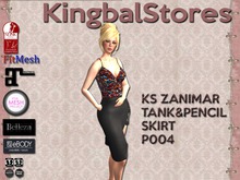 150 KS ZANIMAR TANK&PENCIL SKIRT P004