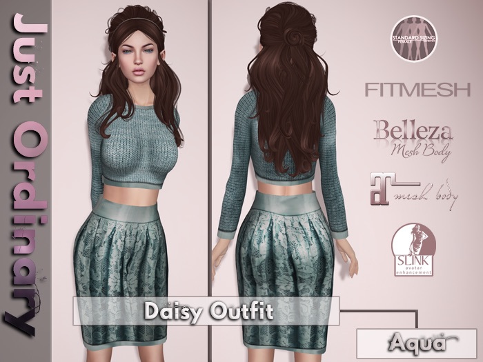 Daisy Outfit Aqua