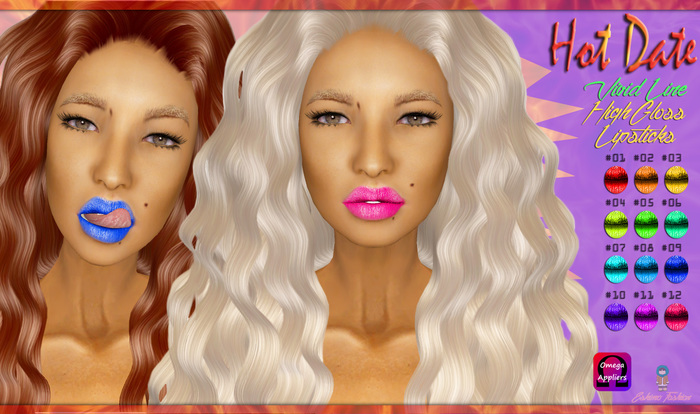 Omega Lip Applier - Hot Date in "Amber Light" [#003](Yellows)