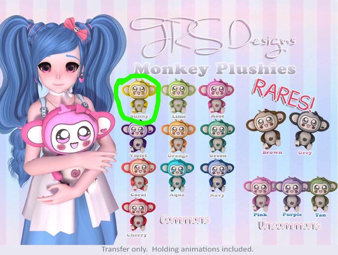 Monkey Plush Common Sunny