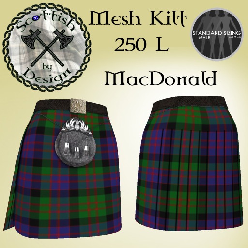 Mesh Kilt Aberdeen FC