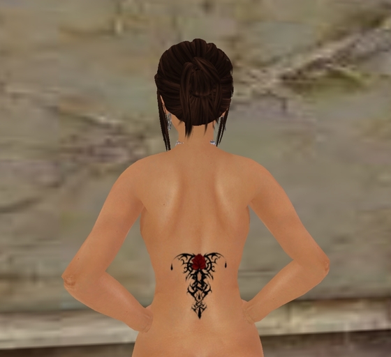Sanstar tribal rose lower back 