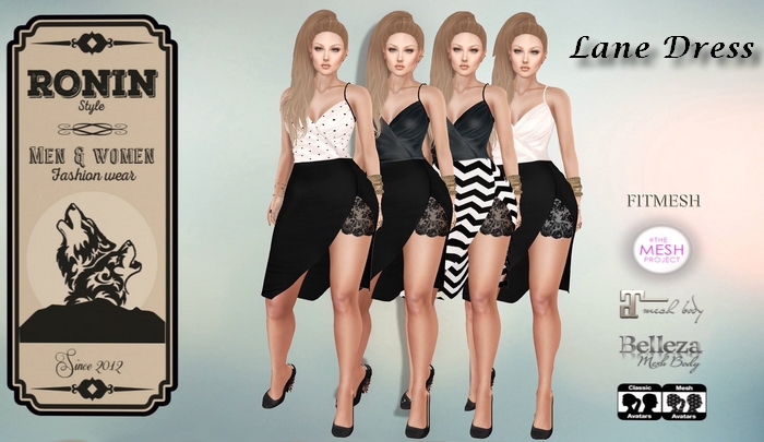 Ronin Lane Dress - HUD 4 Models