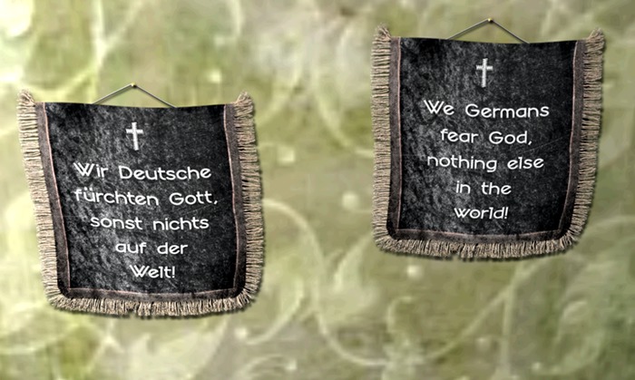 We Germans Banner, 0.5Li