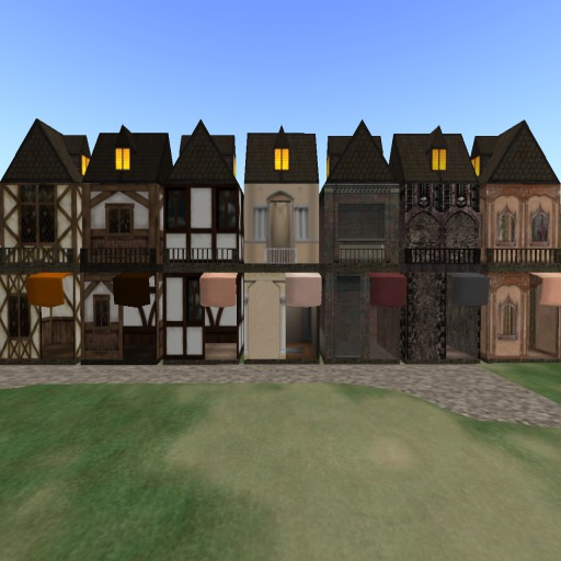 7 City Shops Buildings Box