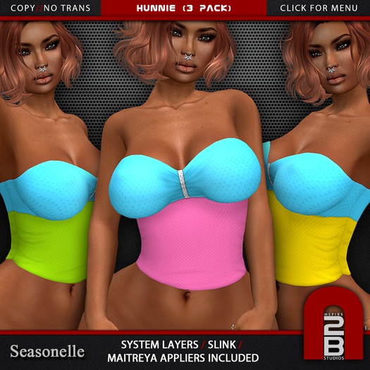 ![ N2Be ]! ~ Seasonelle-Hunnie ~ [Blue Multi]