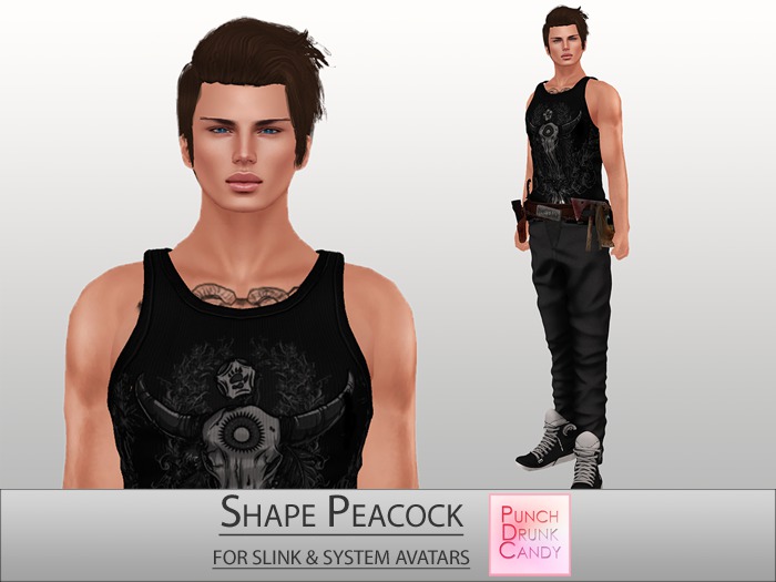 PunchDrunkCandy: Peacock Shape 