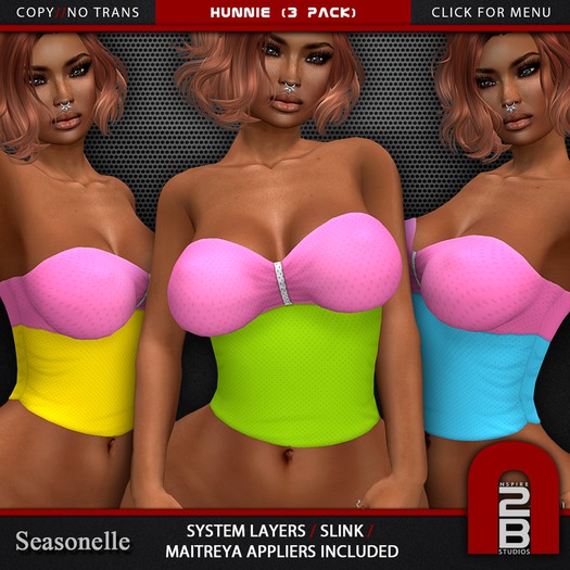![ N2Be ]! ~ Seasonelle-Hunnie ~ [Pink Multi]