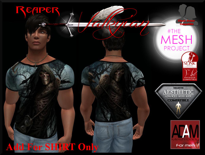 ~Valkyrian~Reaper TSHIRT FITMESH (BOXED)