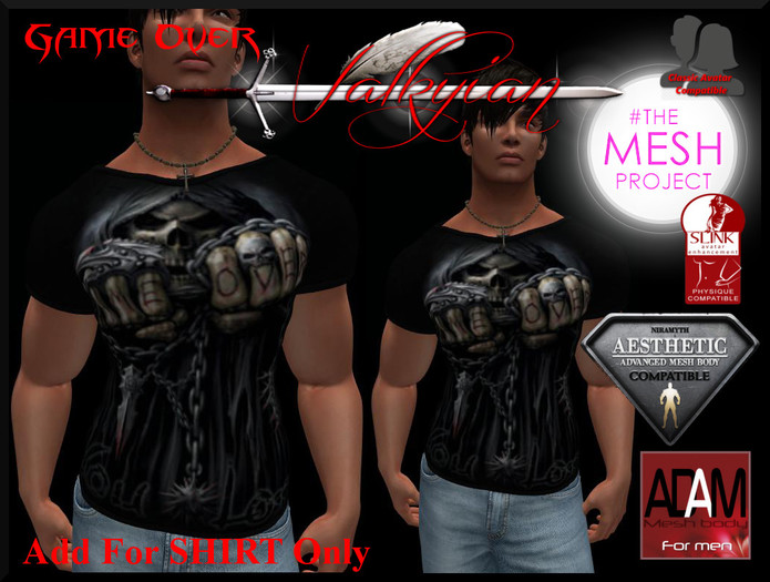 ~Valkyrian~GAME OVER TSHIRT FITMESH(BOXED)