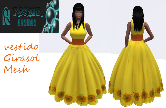 VESTIDO GIRASOL mesh