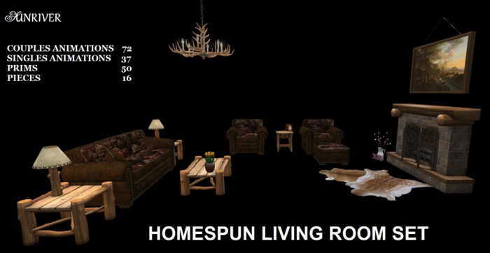 SUNRIVER HOMESPUN LIVING ROOM SET