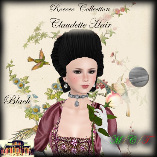 ~CdE~ Rococo Claudette Hair BLACK