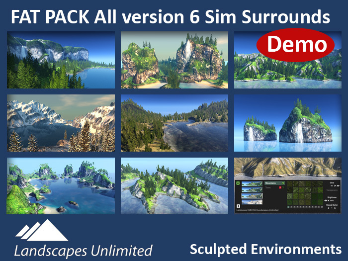 [DEMO] Sim Surround Landscapes (Full sim surrounds)