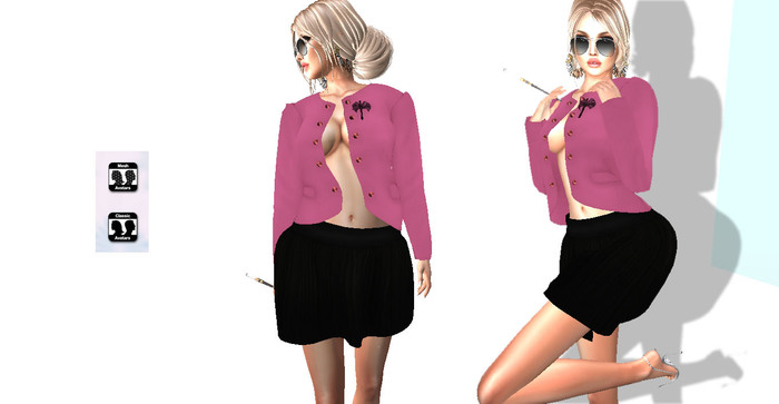 FIRU_MESH_JACKET AND SKIRT