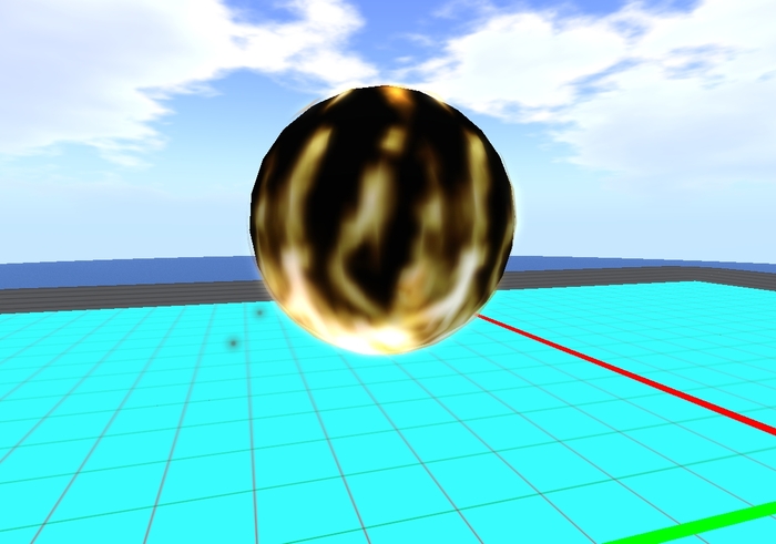 Gazing Ball, Flaming