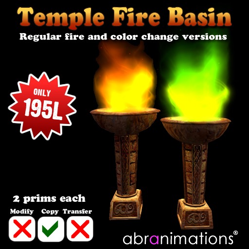 * Temple Fire Basins *