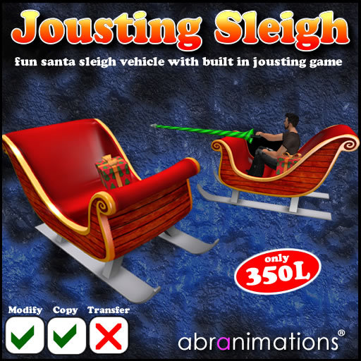 Jousting Santa Sleigh