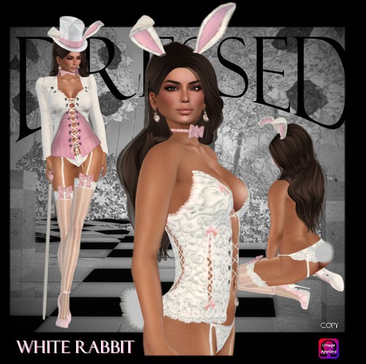 ::DBL:: White Rabbit Costume including Omegas