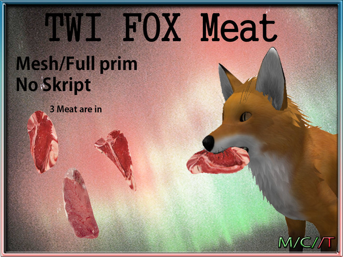 twi fox mesh meat box