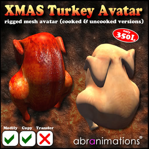 * XMAS Turkey Avatar (+ brussel sprout ) *