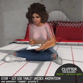 Clutter - 0338 - Sit Using Tablet Unisex Animation