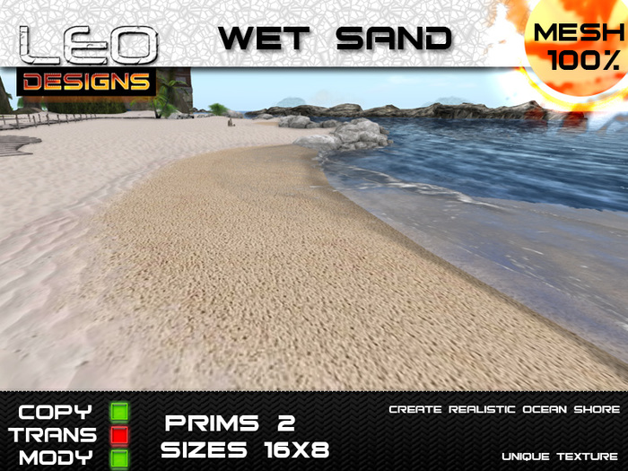 wet sand