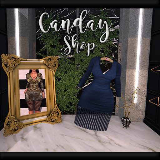 [CS] Leiselle Dress - Navy