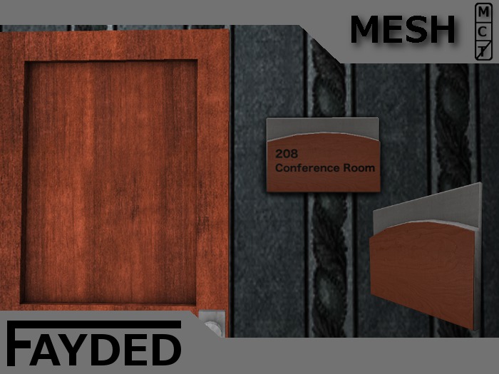 FAYDED - Door Plaque [boxed]