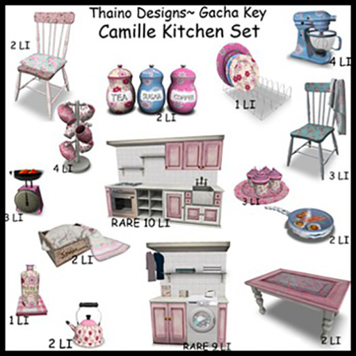 Camille Laundry set RARE