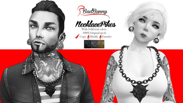 BADBUNNY ..PIKES NECKLACE BOX