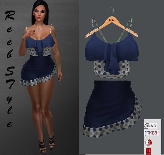 360-Reeb sTyle Oya Blue Outfit