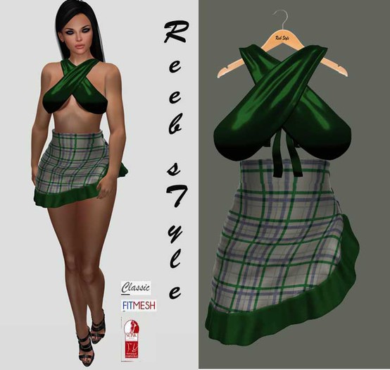 361-Reeb STyle Oya Green Outfit
