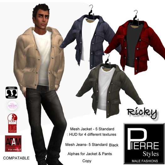 Pierre MESH TUX WHITE with PEACH