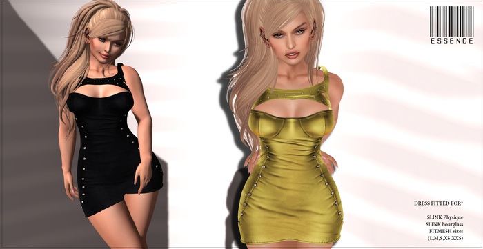 :ESSENCE:KIMBER DRESS GOLD