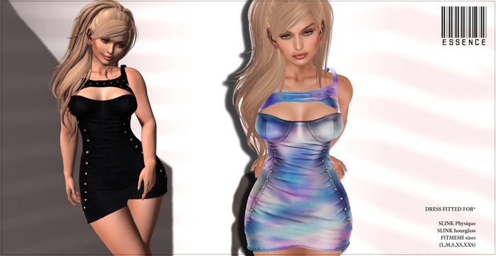 :ESSENCE:KIMBER DRESS HOLOGRAPHIC