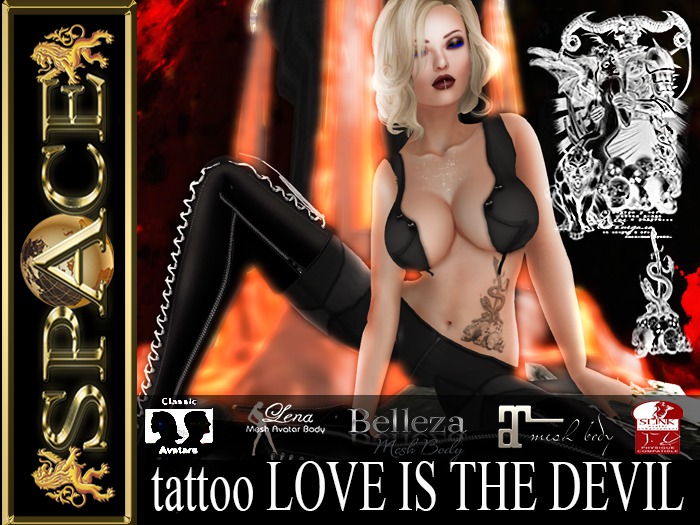 tattoo LOVE IS THE DEVIL