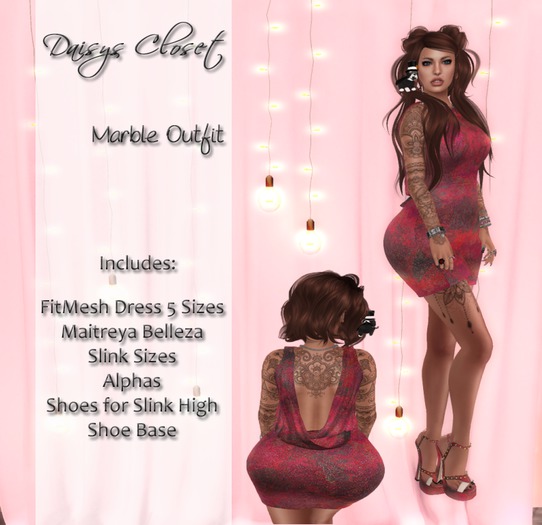 *DC - Marble Four Dress & Shoes Boxed*