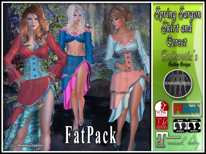 EFD_43 Spring Sargon Skirt and Corset FatPack
