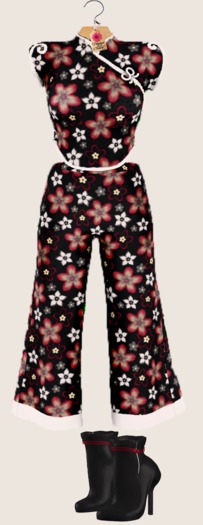 *DC - Maliyah Outfit Red Flowers*