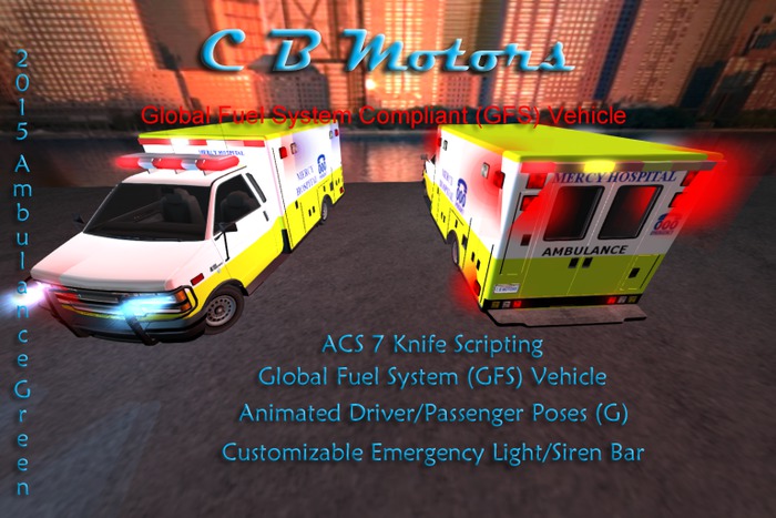 CBM 2015 Ambulance GREEN (GFS)