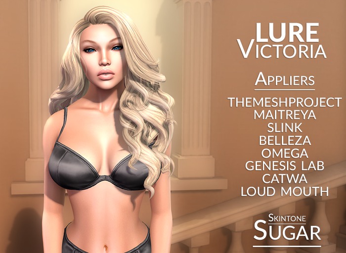 LURE: Victoria skin - Sugar (Slink Maitreya Belleza Omega TMP Catwa)