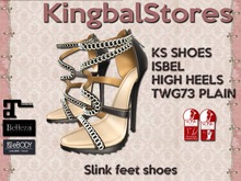 150 KS SHOES ISBEL HIGH HEELS TWG73 PLAIN