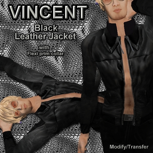Second Life Marketplace Black Leather Jacket Bad at Croquet