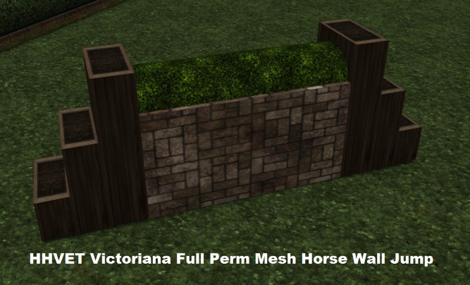 HHVET Victoriana - Full Perm Mesh Horse Jump Wall